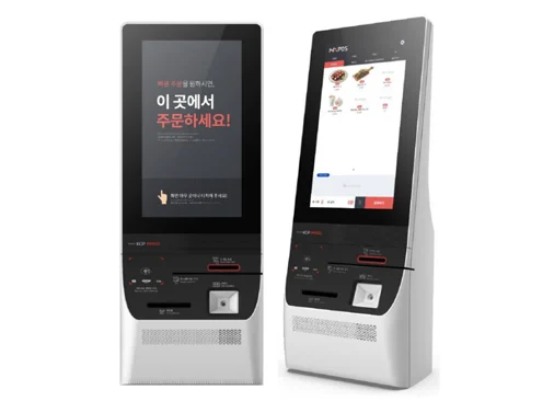 스탠드형 키오스크 두 대